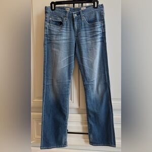 AG Adriano Goldschmied Simona Easy Straight Leg Blue Jeans